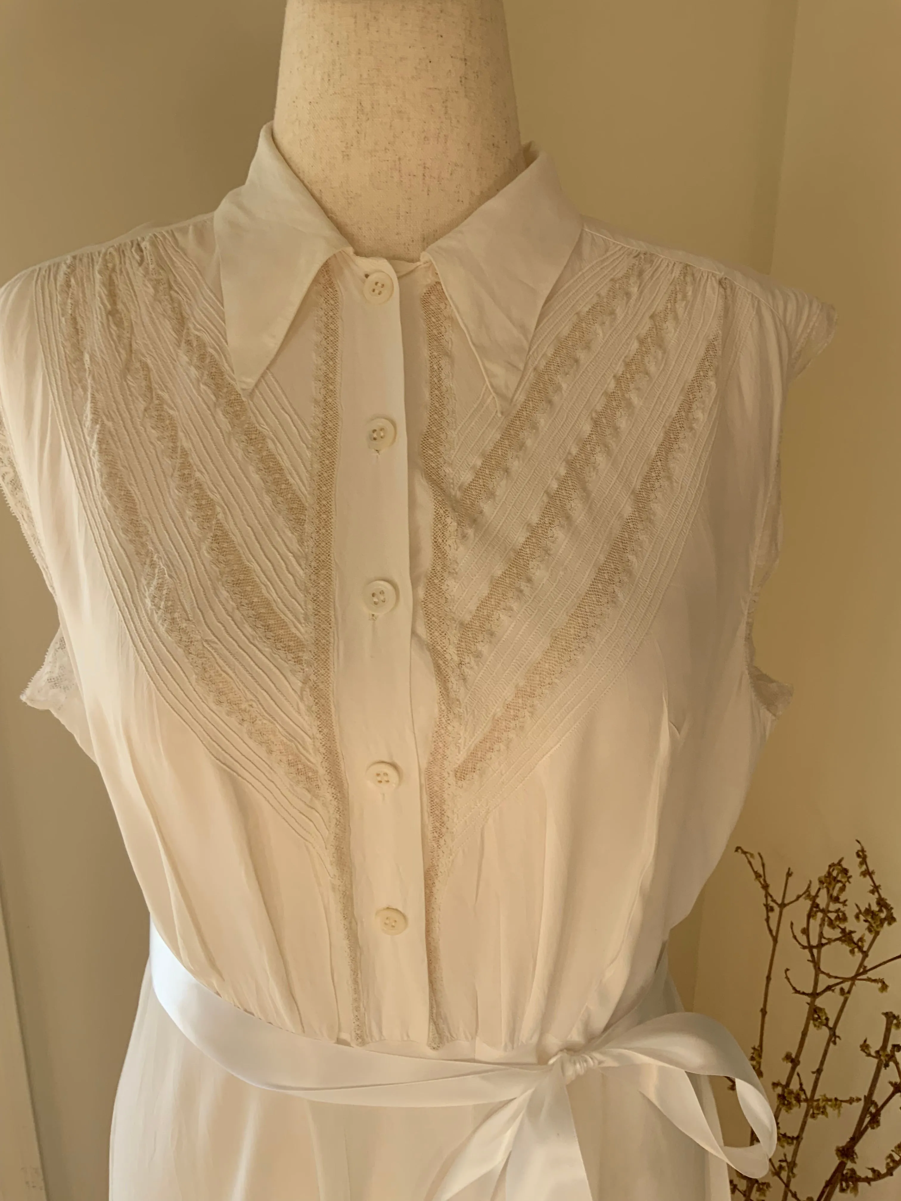 Silk Nightgown - 40s - 40R