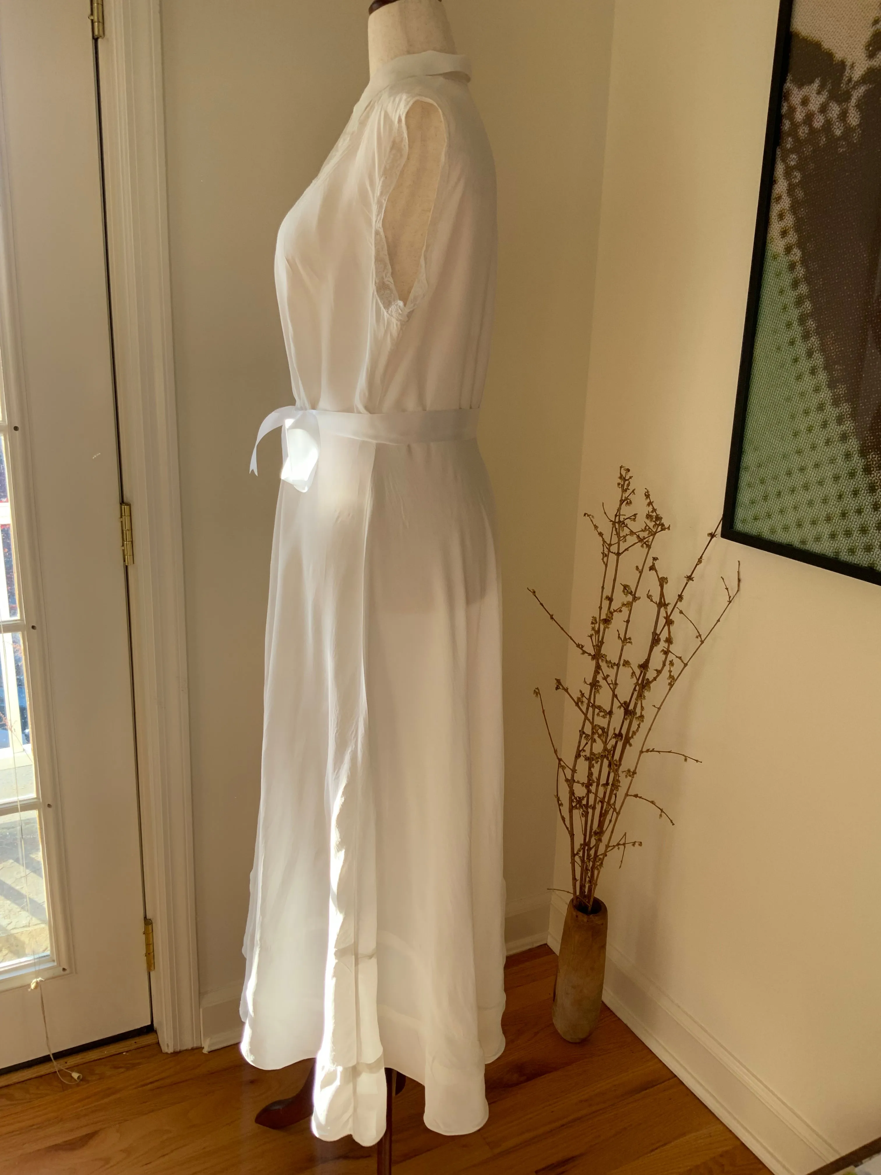 Silk Nightgown - 40s - 40R