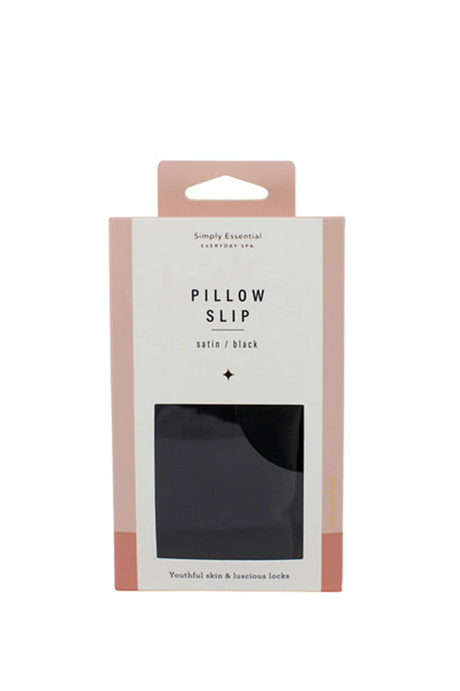 Simply Essential Satin Silk Pillow Slip Black