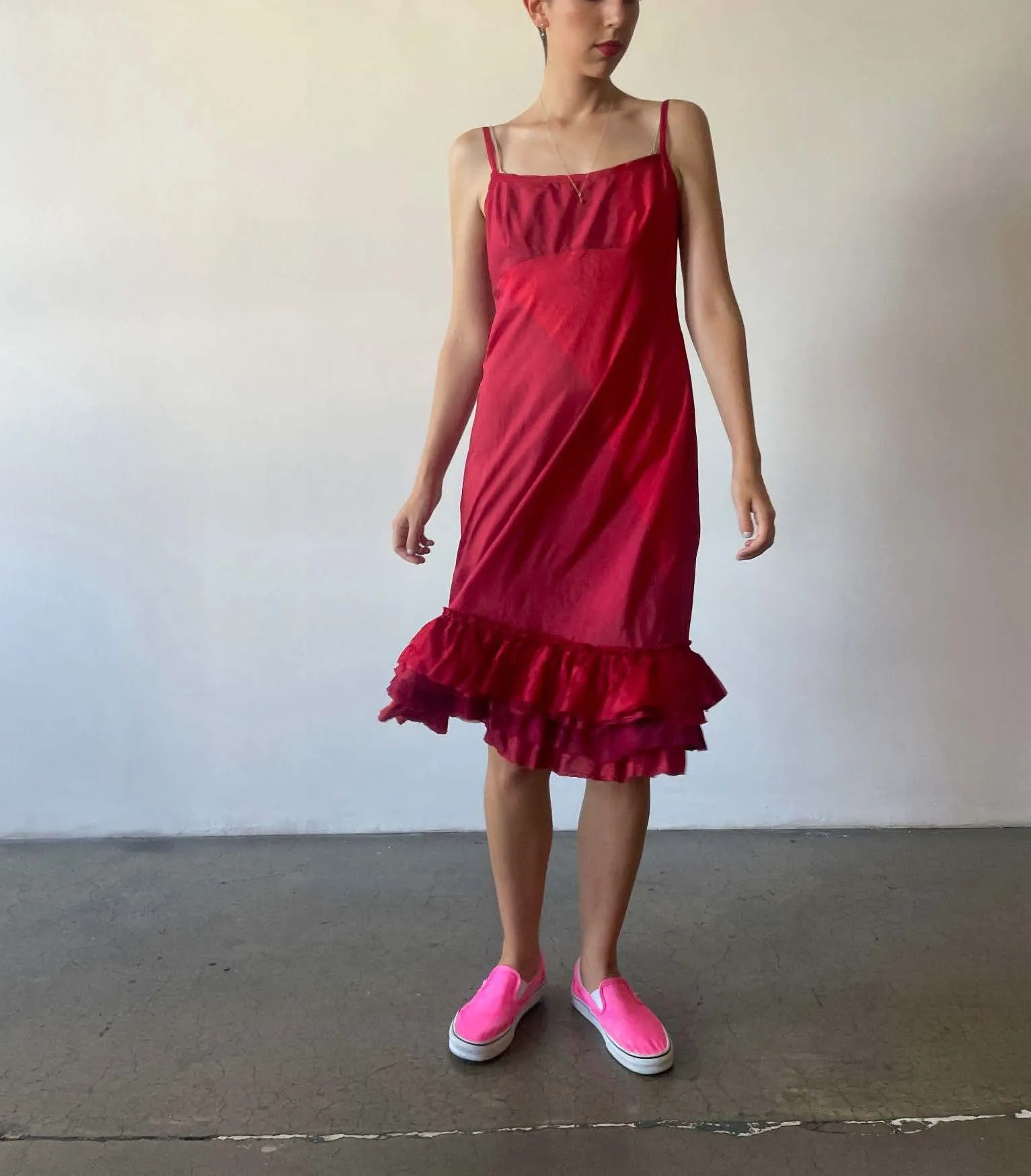Slip with Ruffles