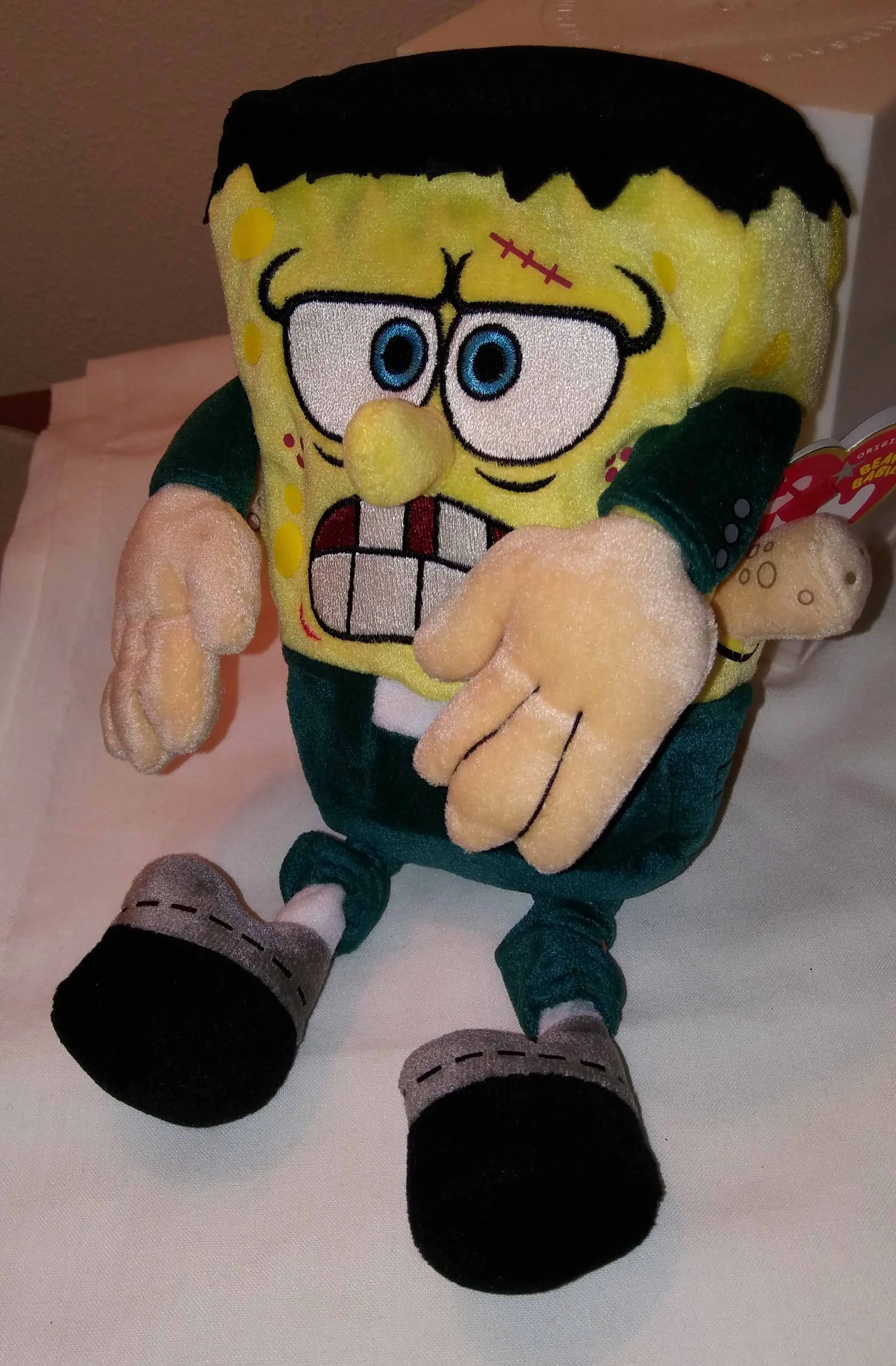 SPONGEBOB FRANKENSTEIN TY BEANIE BABY