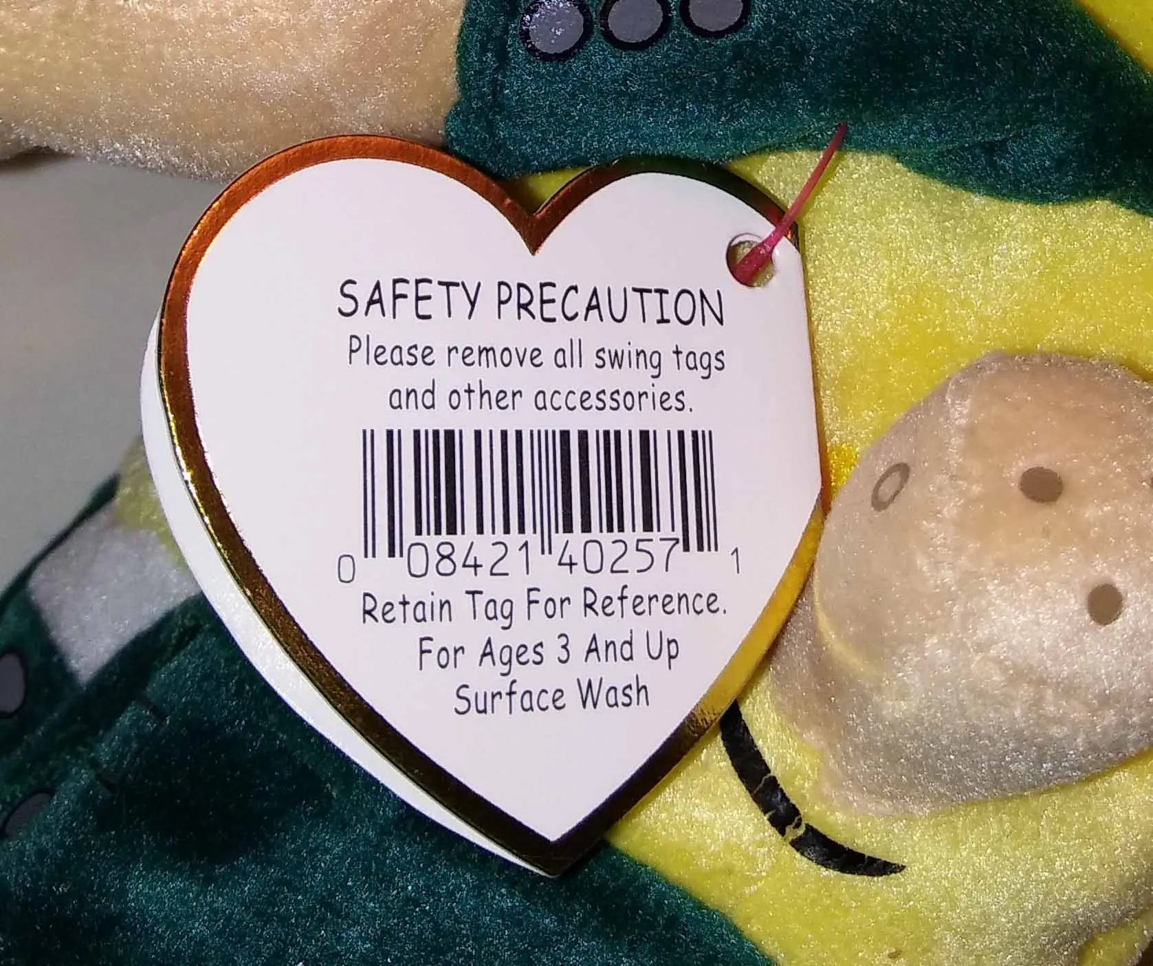 SPONGEBOB FRANKENSTEIN TY BEANIE BABY