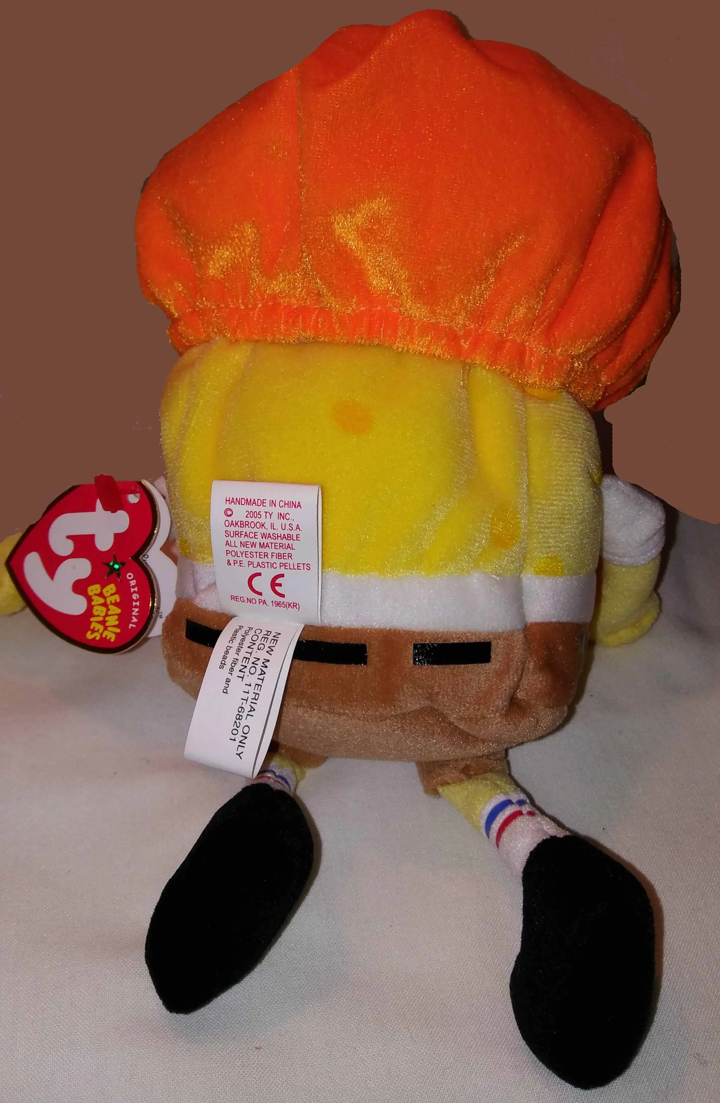 SPONGEBOB PUMPKINMASK TY BEANIE BABY