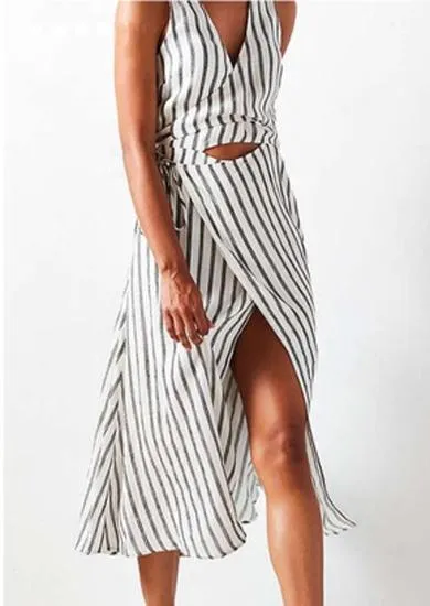 stripe cute dress