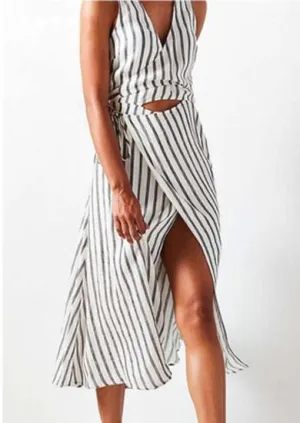 stripe cute dress