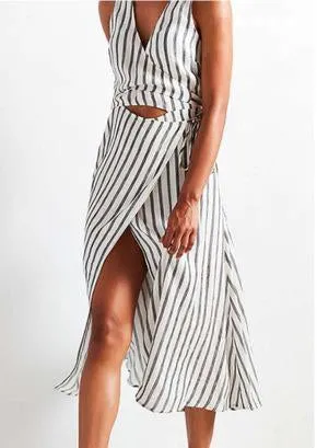 stripe cute dress