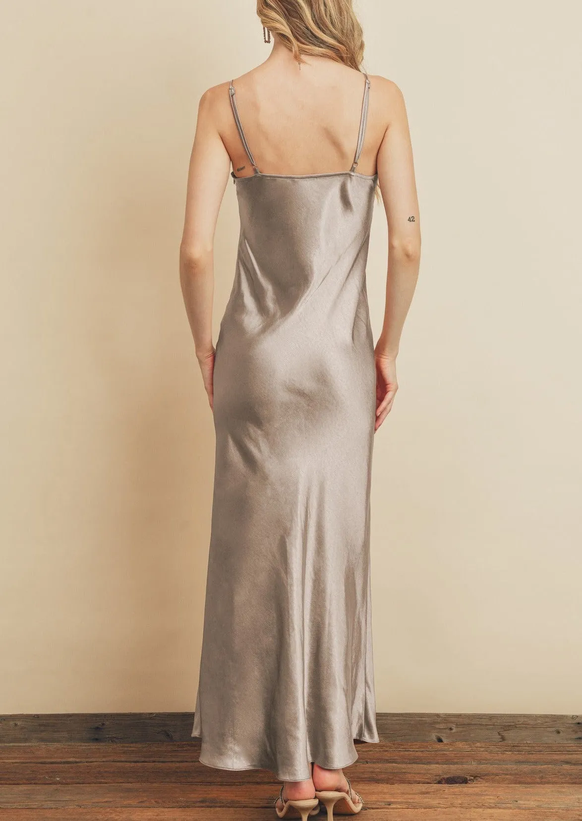 Stunner Satin Slip Dress