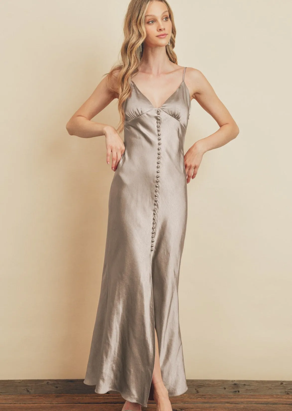 Stunner Satin Slip Dress