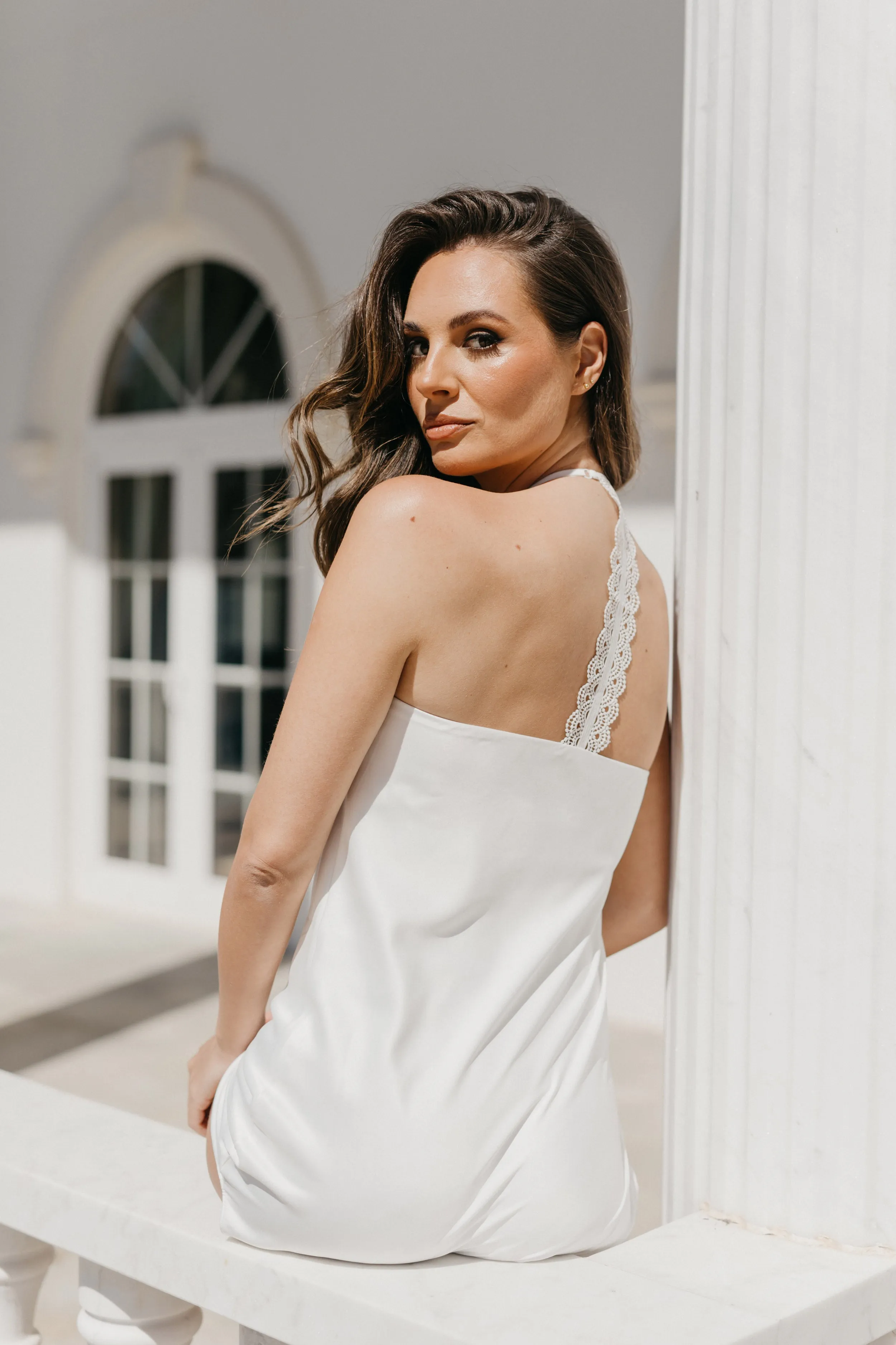 Summer Lace Trim Slip