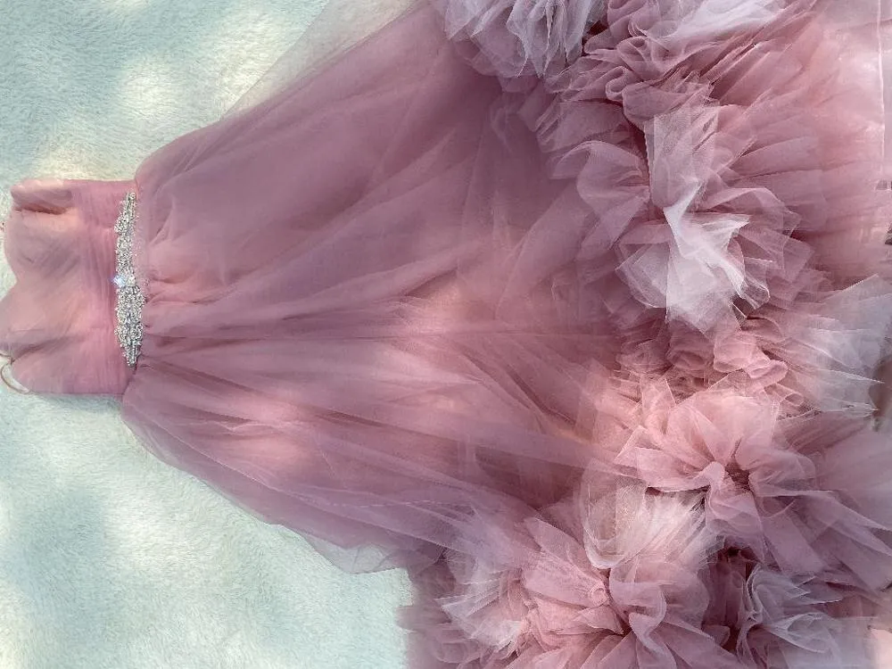 Sweet Off Shoulder Ruched Ball Gown