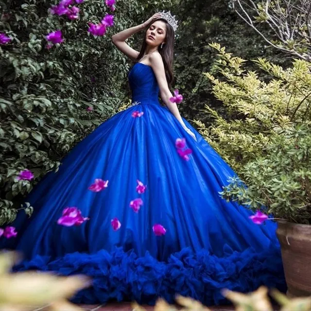Sweet Off Shoulder Ruched Ball Gown
