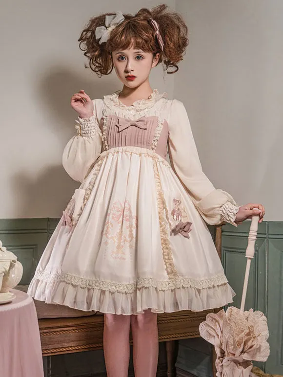 Sweet Polyester Sleeveless Lolita Dress