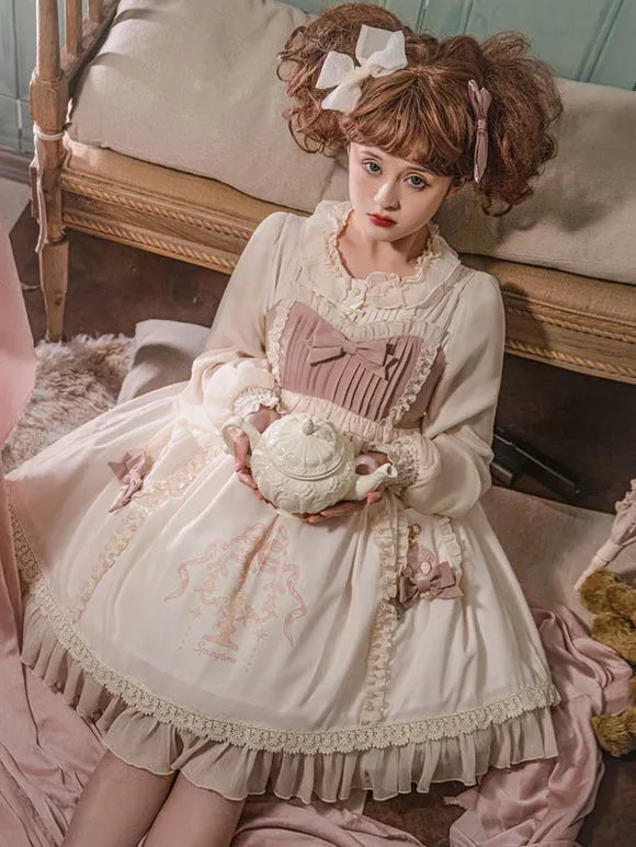 Sweet Polyester Sleeveless Lolita Dress