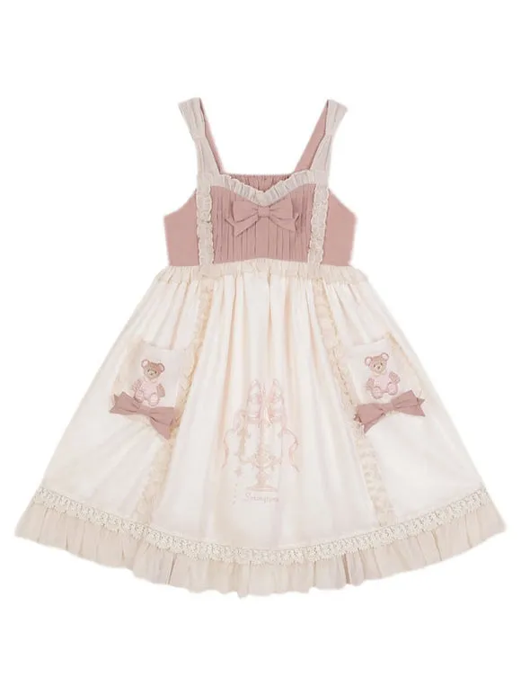 Sweet Polyester Sleeveless Lolita Dress