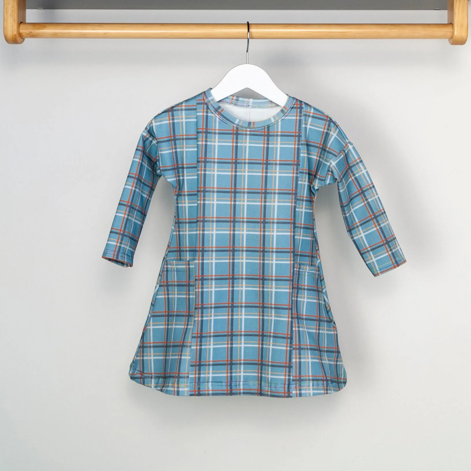Taffy Tartan Skater Dress - Wholesale