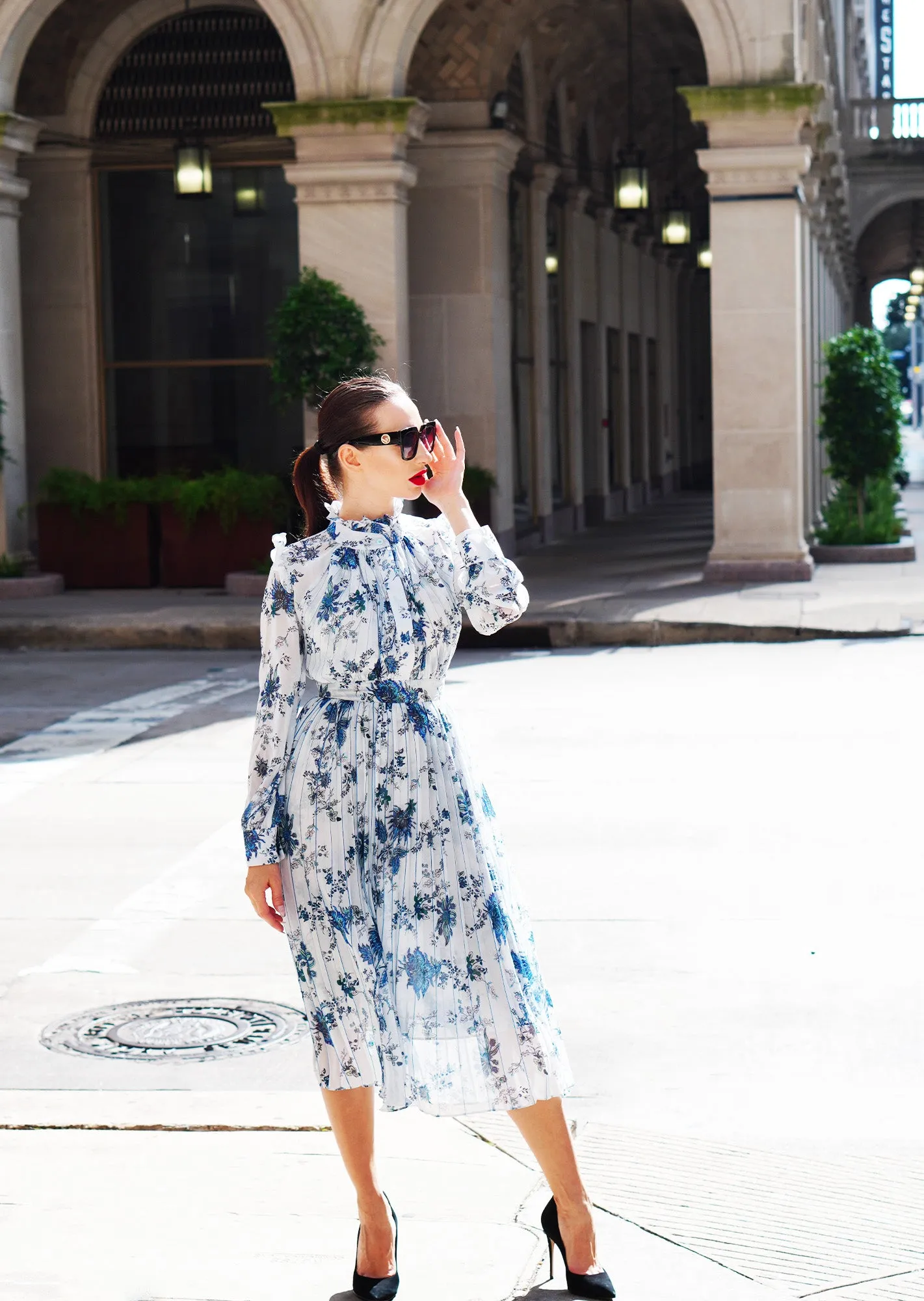 The "Marta" Floral Day Dress