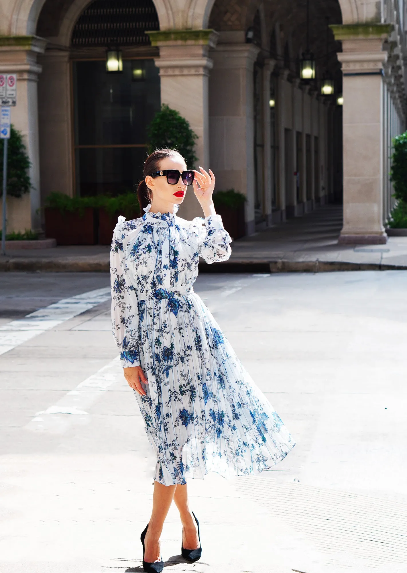 The "Marta" Floral Day Dress