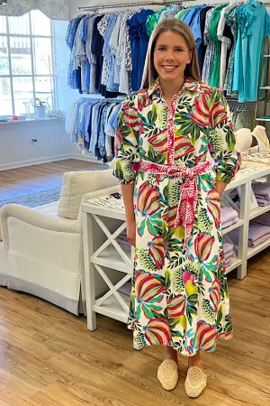The Remi Dress in Banana Pops