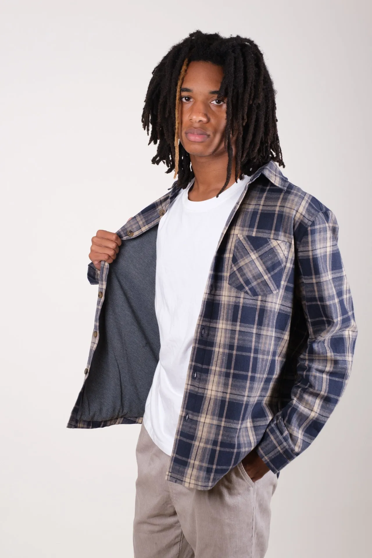 Thermal Lined Flannel Shacket