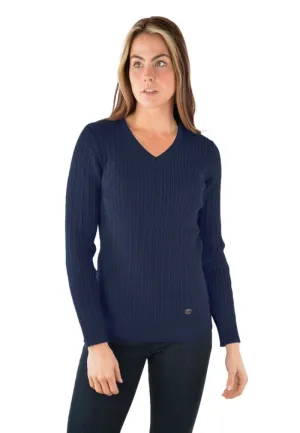 Thomas Cook Jumper Womens Cable Knit