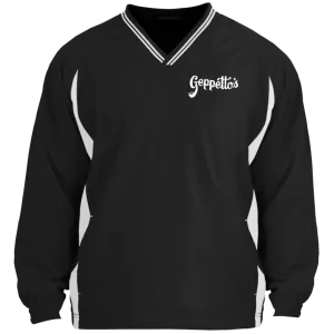 Tipped V-Neck Windshirt