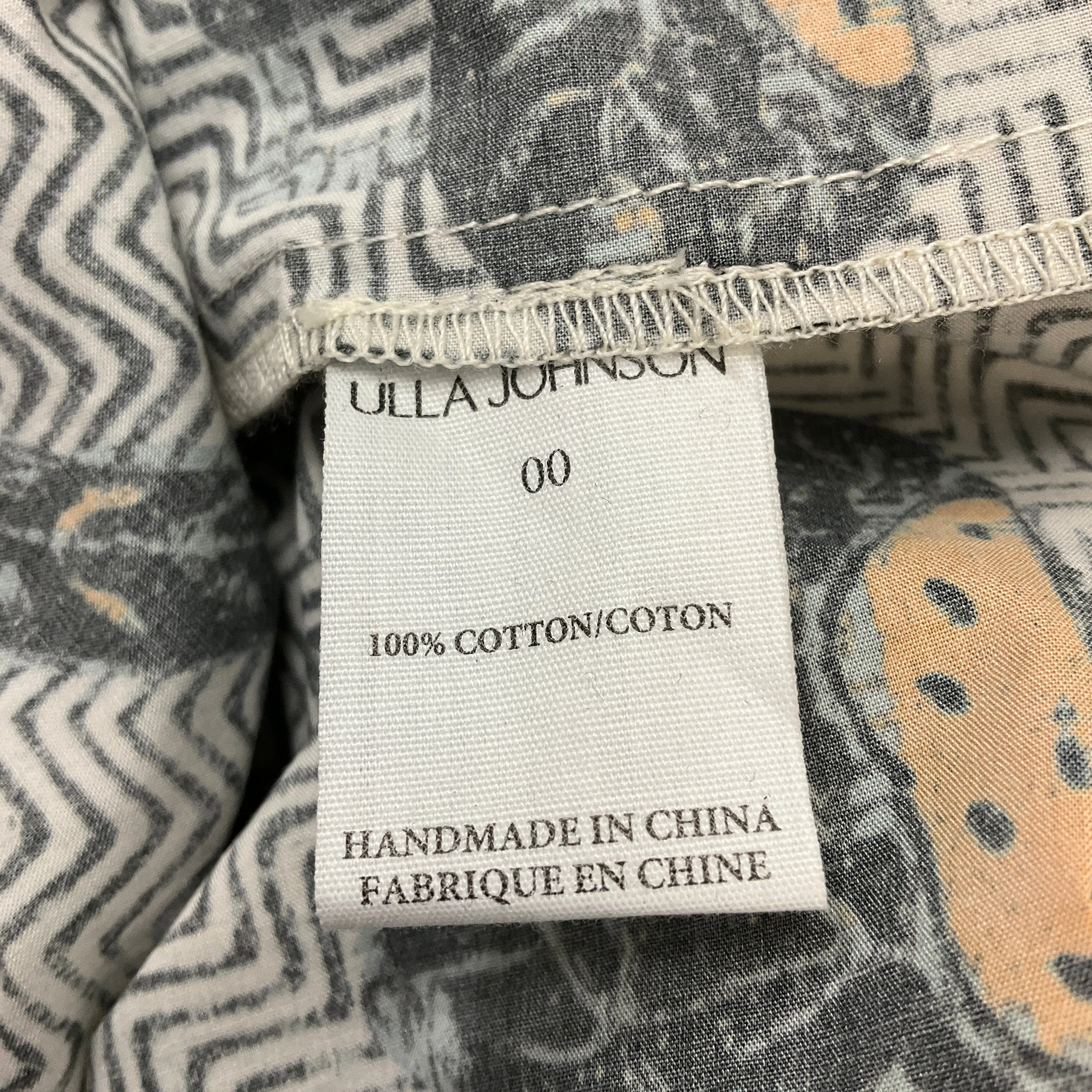 Ulla Johnson Multi Portofino Print Cold Shoulder Tahlia Dress