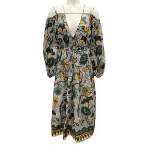 Ulla Johnson Multi Portofino Print Cold Shoulder Tahlia Dress