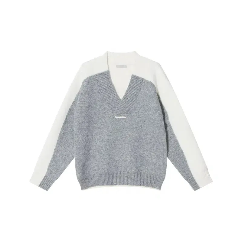 V-neck Knit Sweater