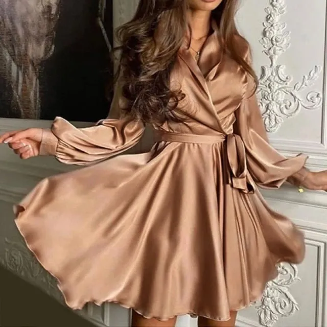 V-Neck Slip Club Party Dress