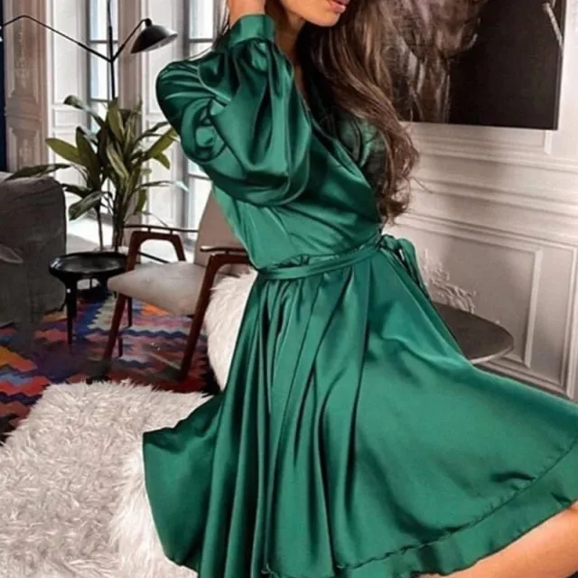 V-Neck Slip Club Party Dress