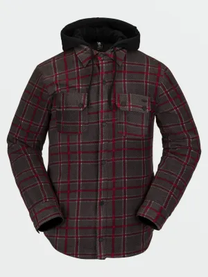 Veste Field Insulated Flannel - Black Plaid