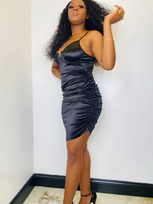 Victoria Satin Dress