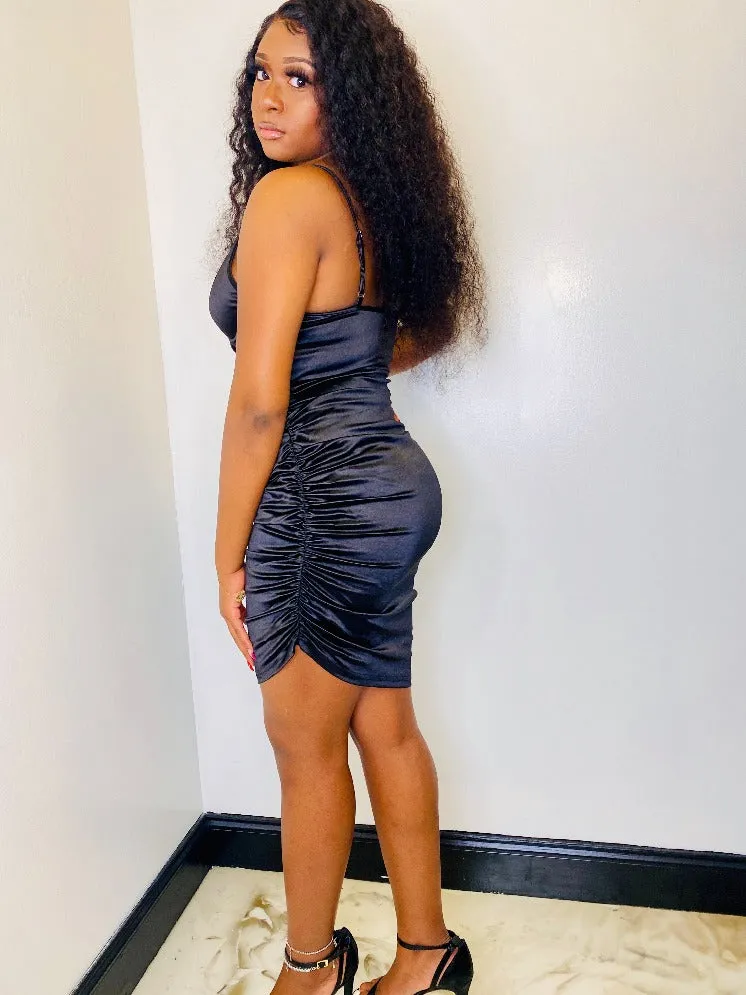 Victoria Satin Dress