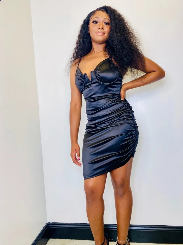 Victoria Satin Dress