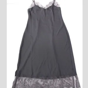 Victoria's Secret Lace Satin Slip Black Pearl XS