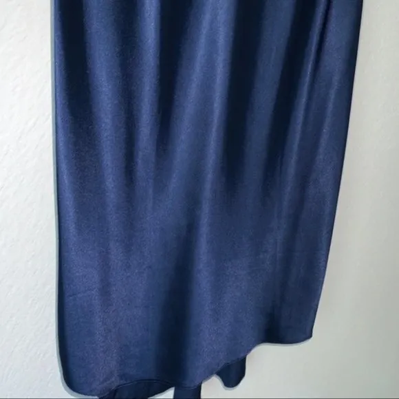 Victoria's Secret Very Sexy Lace Satin Blue Slip S