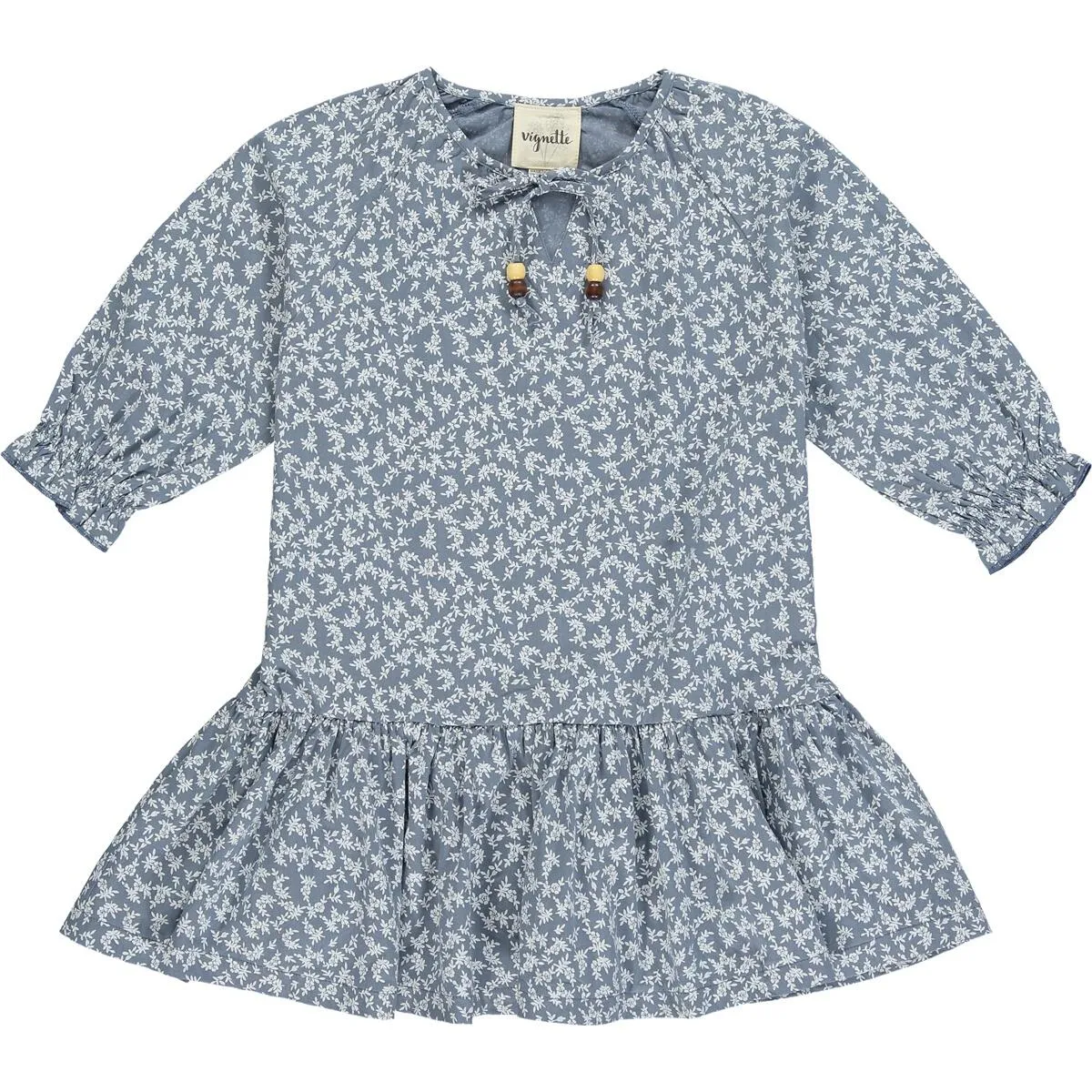Vignette Coco Dress - Blue Bouquet