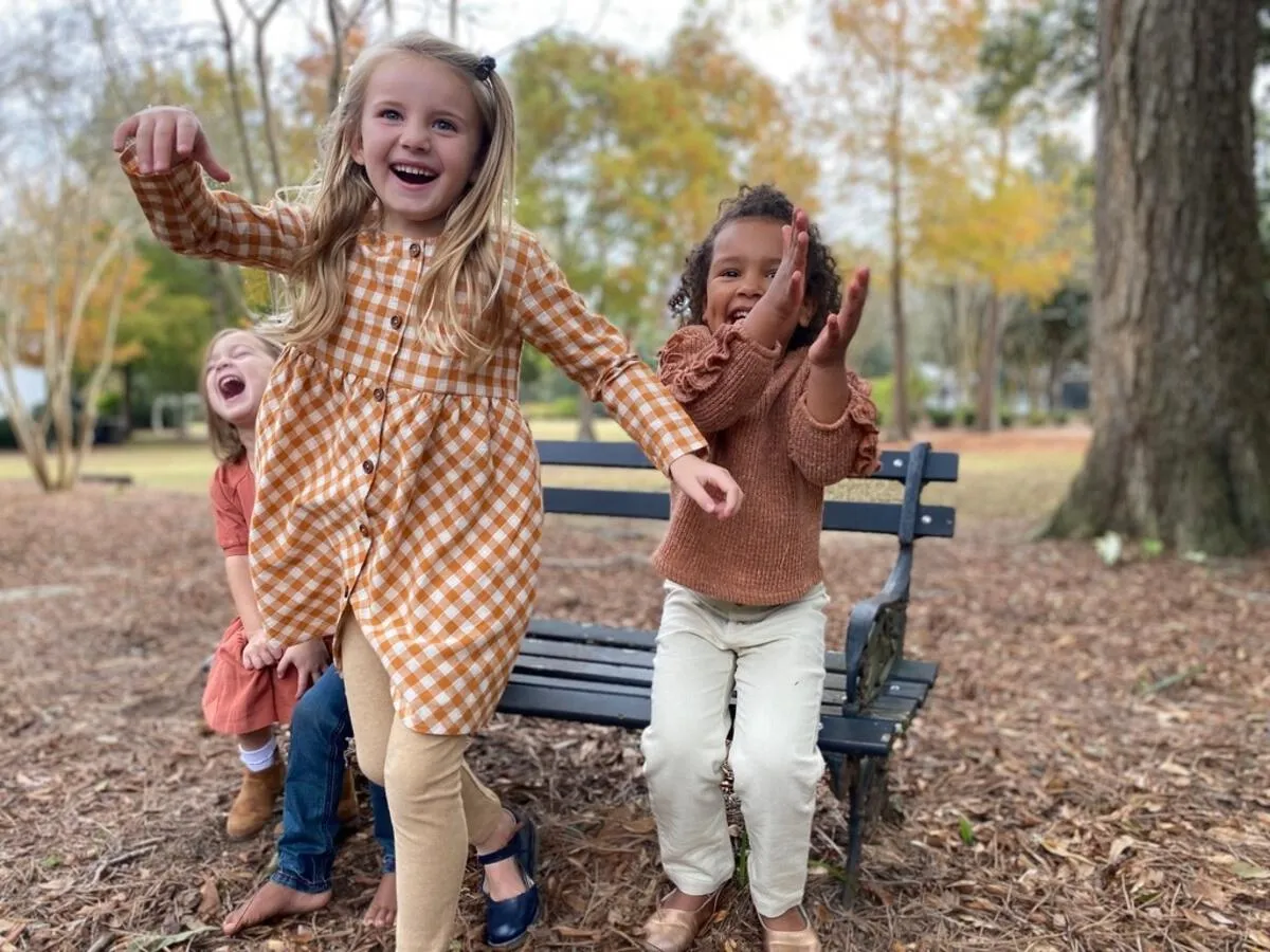 Vignette Kit Dress - Pumpkin Plaid