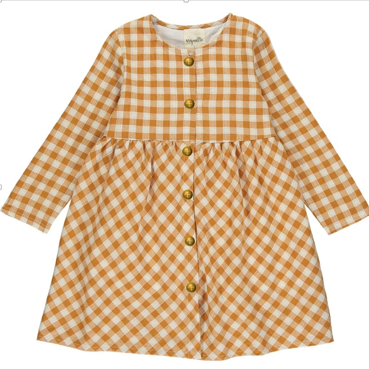 Vignette Kit Dress - Pumpkin Plaid