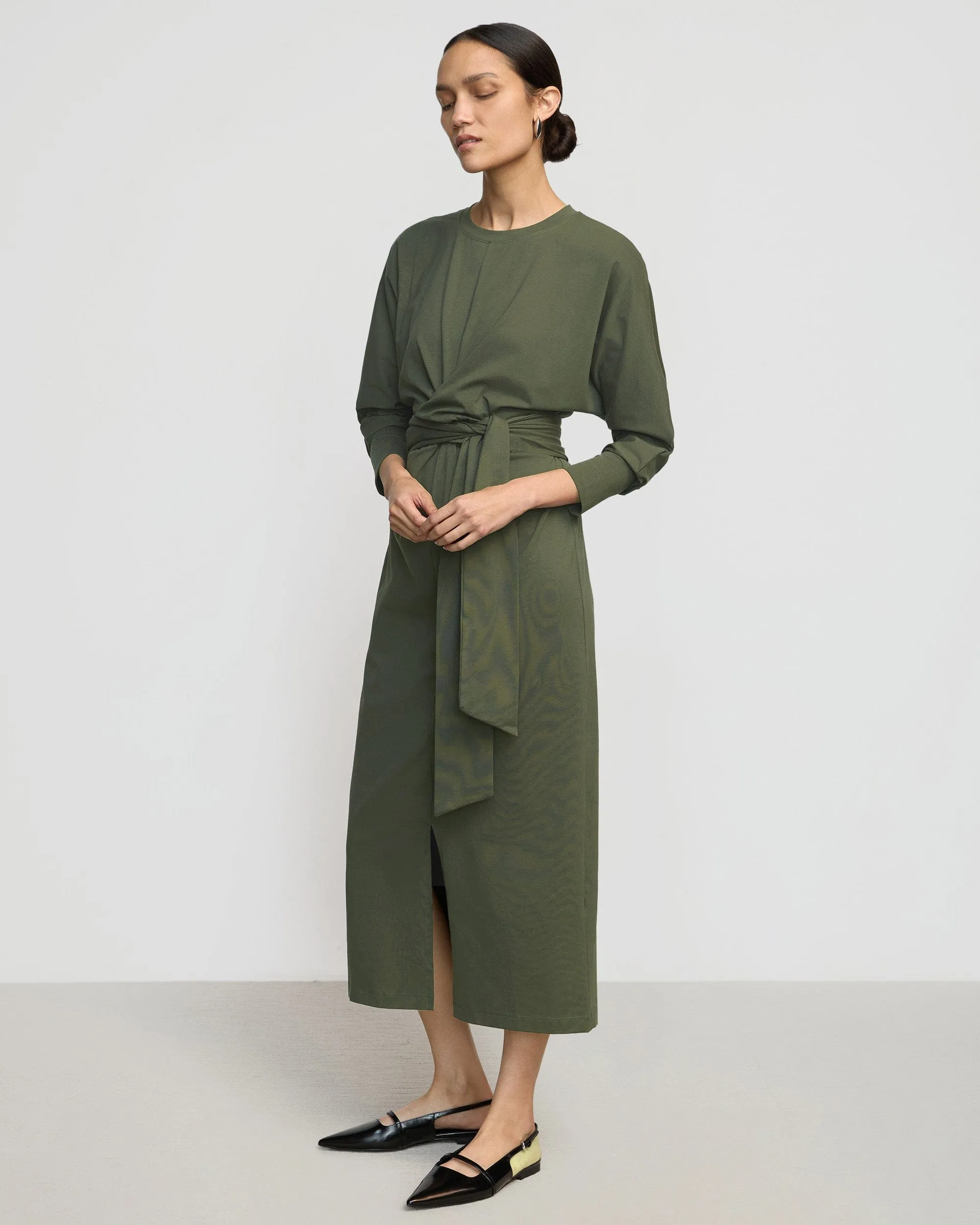 Wei Tie-Front Organic Cotton Dress