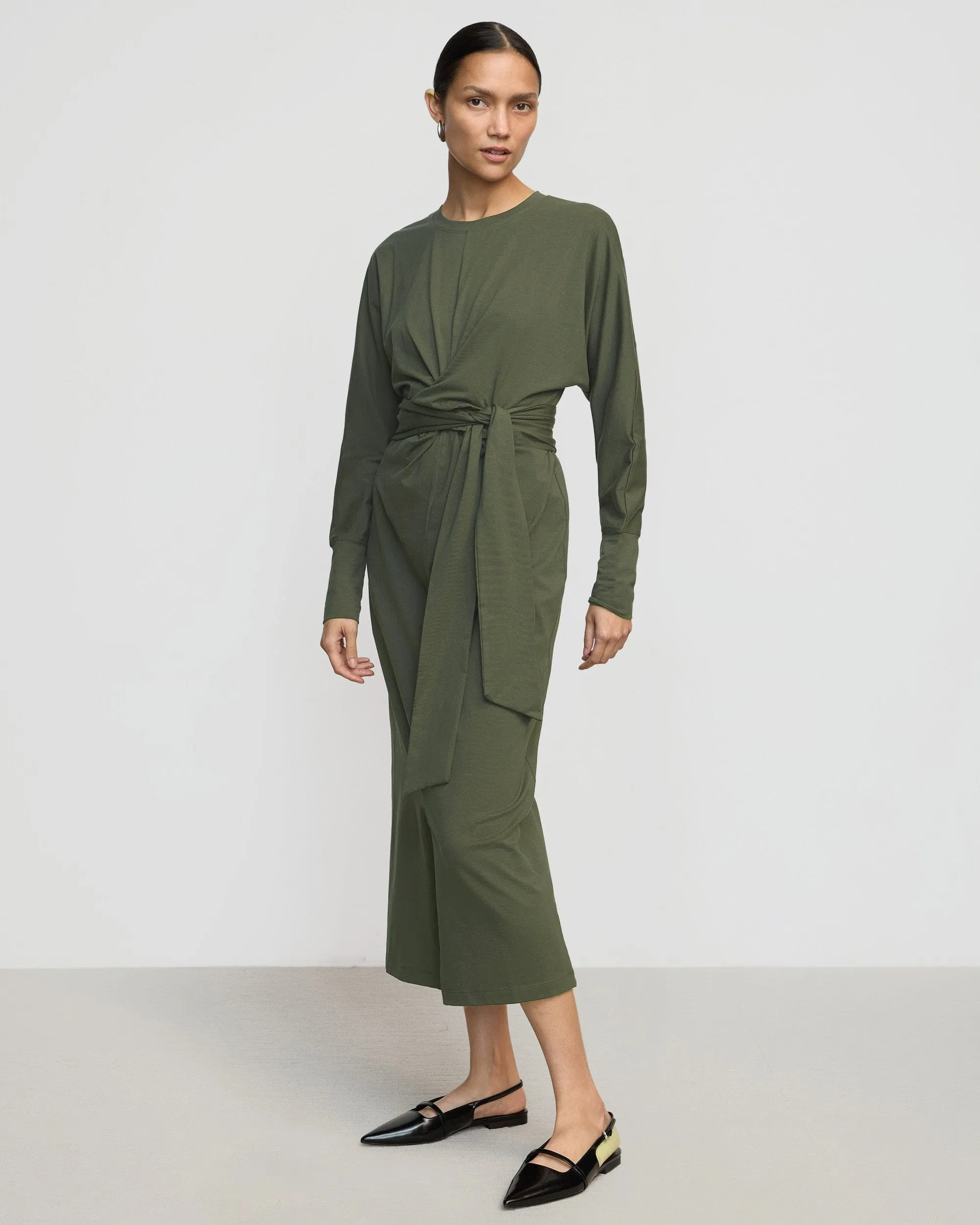Wei Tie-Front Organic Cotton Dress