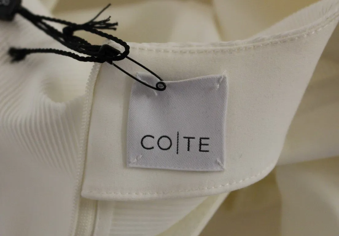 White cotton sheath dress