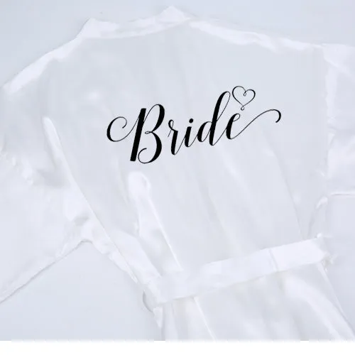 Women's Bridal Party Satin Robe