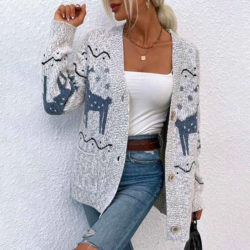 Womens Casual Open Front Long Sleeve Fuzzy Knit Cardigans Chunky Long Cardigan Sweaters with Pockets K260