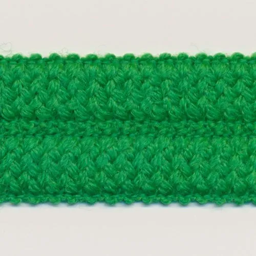 Wool Knit Binder Tape #12 Green