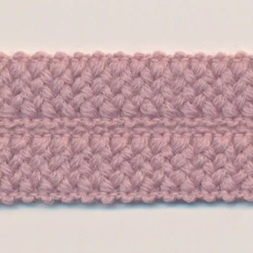 Wool Knit Binder Tape #15 Dull Pink