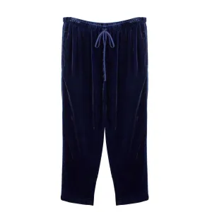 XIRENA Blue Dash Velvet Pants NWT