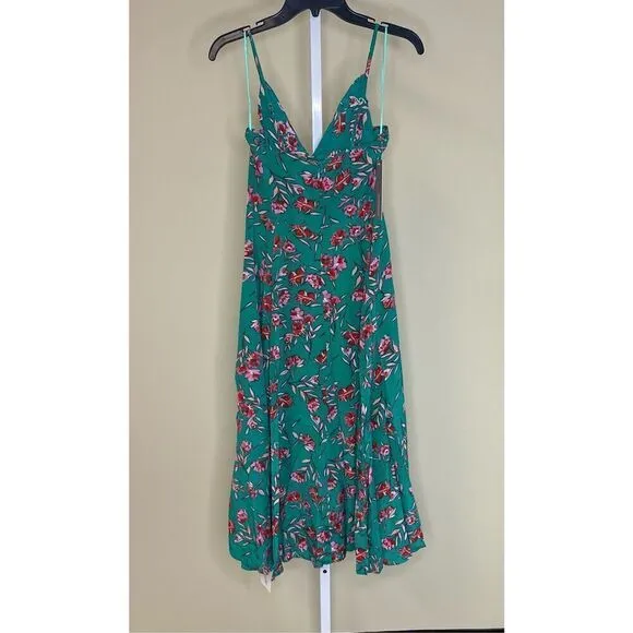 Yumi Kim for Anthropologie NWT Vienna Silk Floral Print A-Line Dress Size 2