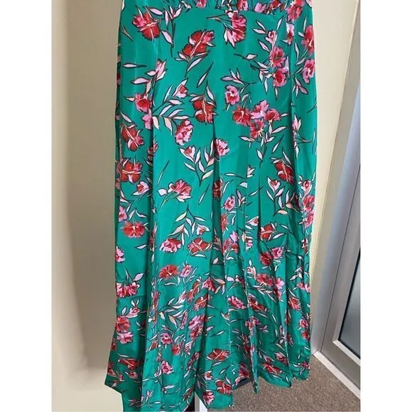 Yumi Kim for Anthropologie NWT Vienna Silk Floral Print A-Line Dress Size 2