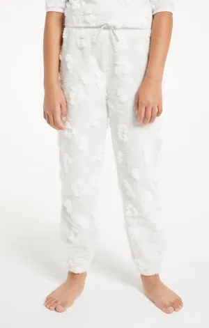 Z Supply Girls Chill Plush Leo Jogger - Heather Grey